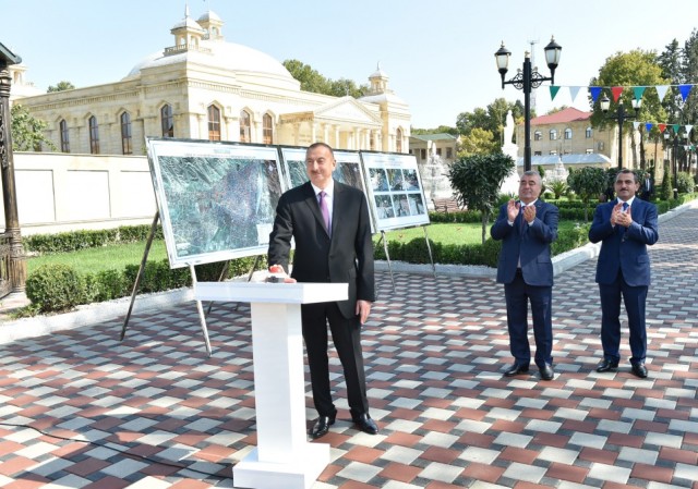 Prezident Ucardan Göyçaya getdi - Yenilənib (FOTOLAR)